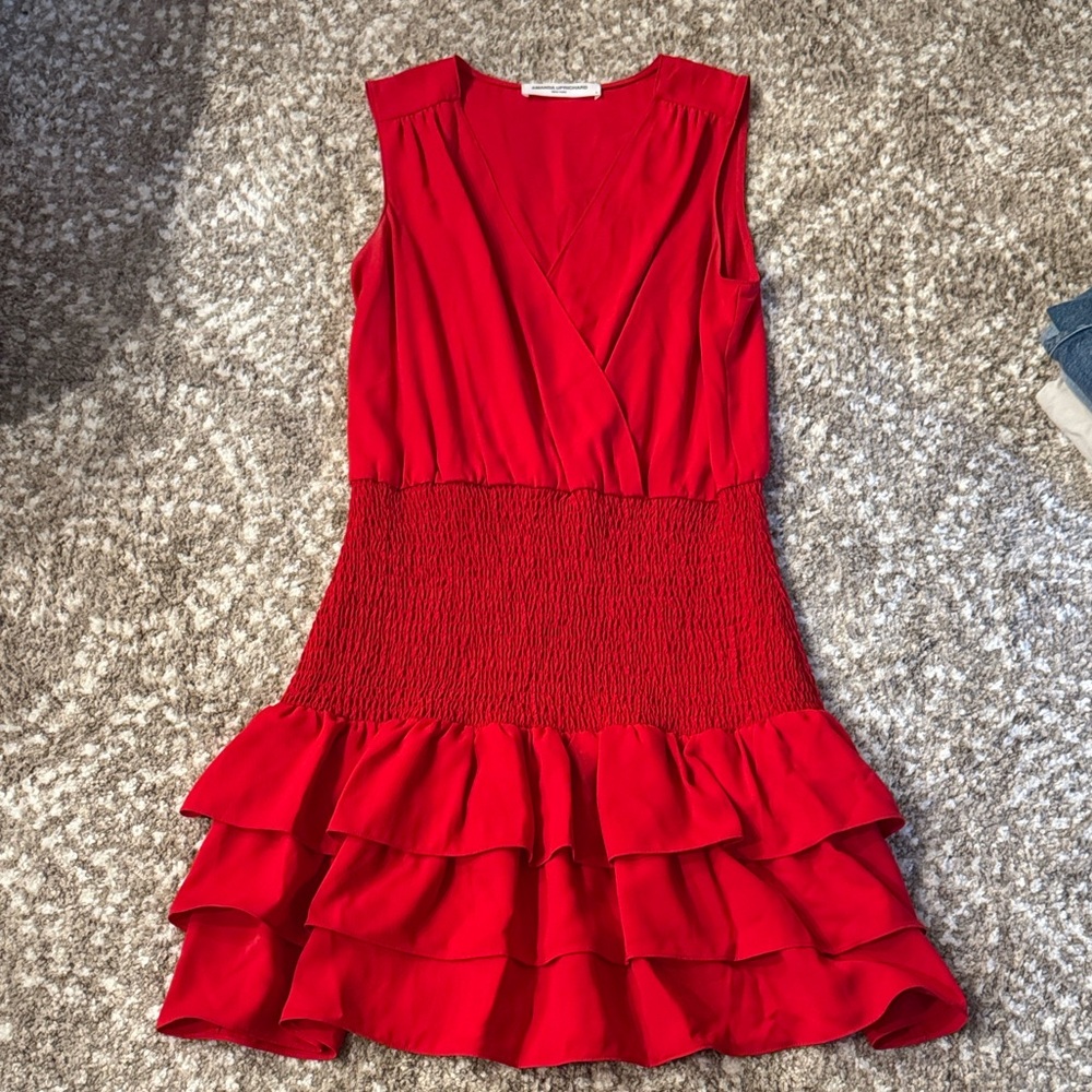 Amanda Uprichard Chantal Smocked Mini Dress - Picture 2 of 3